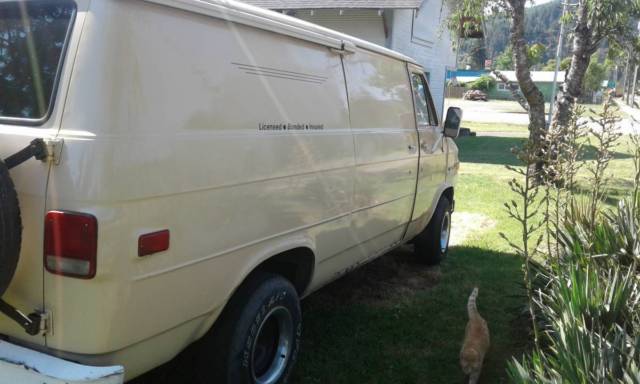 gmc shorty panel cargo van ready for your custom idea, restoration, or whatever!