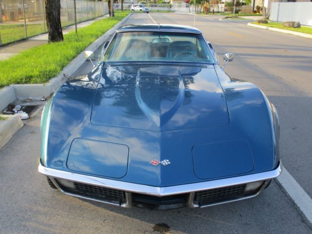1970 corvette 4-spd, #'s matching 350 hp, 40k orig. miles, $1 no reserve