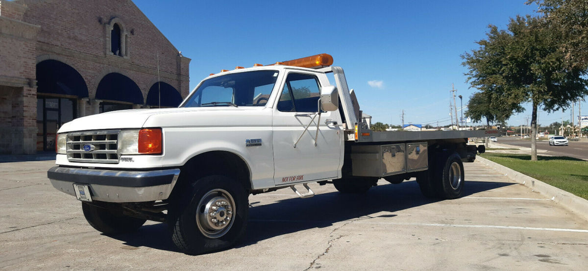 1988 ford f-450 super duty 7.3 tow truck wrecker roolback diesel 6994 miles only