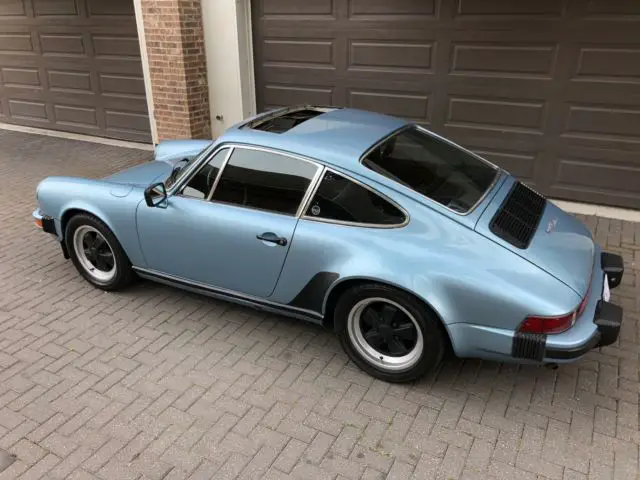 1979 porsche 911sc sunroof coupe light blue metallic