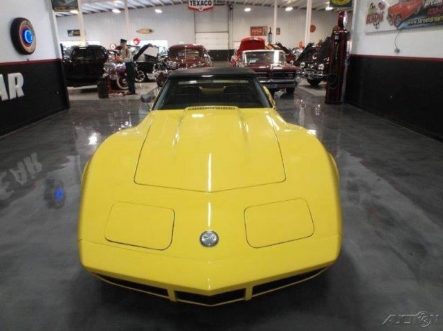 1974 l82 corvette roadster ps pb ac auto coys great cruiser #'s matching