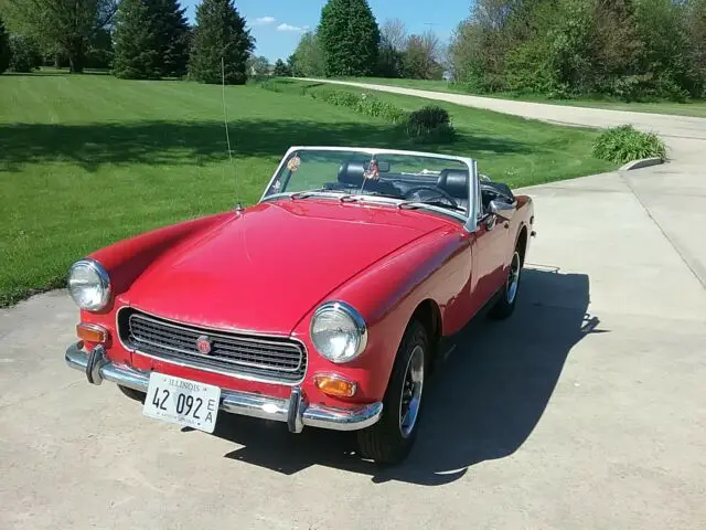 1974 mg midget mkiii 1275 cc convertible roadster