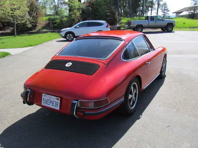 1968 porsche 912 74,000 original miles, restored original red super nice car!!!!