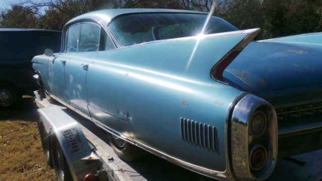 1960 cadillac fleetwood hardtop, texas car original paint, complete and original