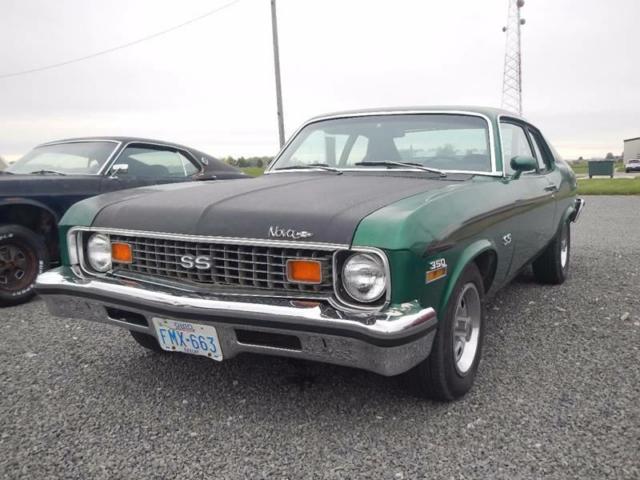 1973 chevrolet nova ss 1111111 miles green automatic