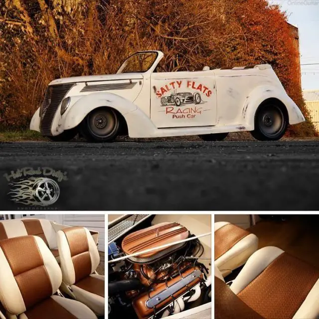 1937 chopped ford slammed slantback roadster hot rat street rod patina tudor rod
