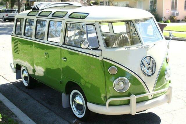 1972 volkswagen vanagon 23 window vanagon type 2 bus 93589 miles green bus 4 cyl