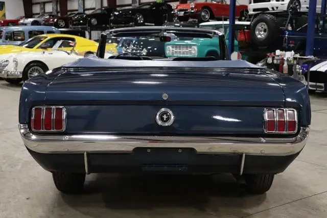 1965 ford mustang 19697 miles blue convertible 289 v8 automatic