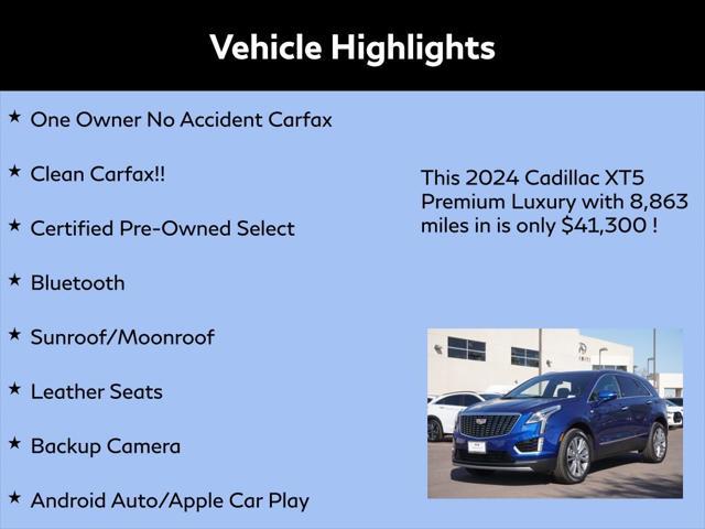 2024 cadillac xt5 premium luxury