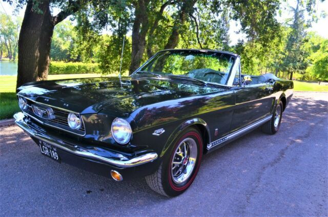 1966 mustang "gt" convertible 4 speed with a/c !!