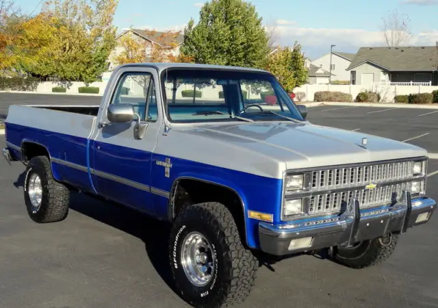 1982 silverado k10 4x4 6.2 diesel. rare. 51k original miles