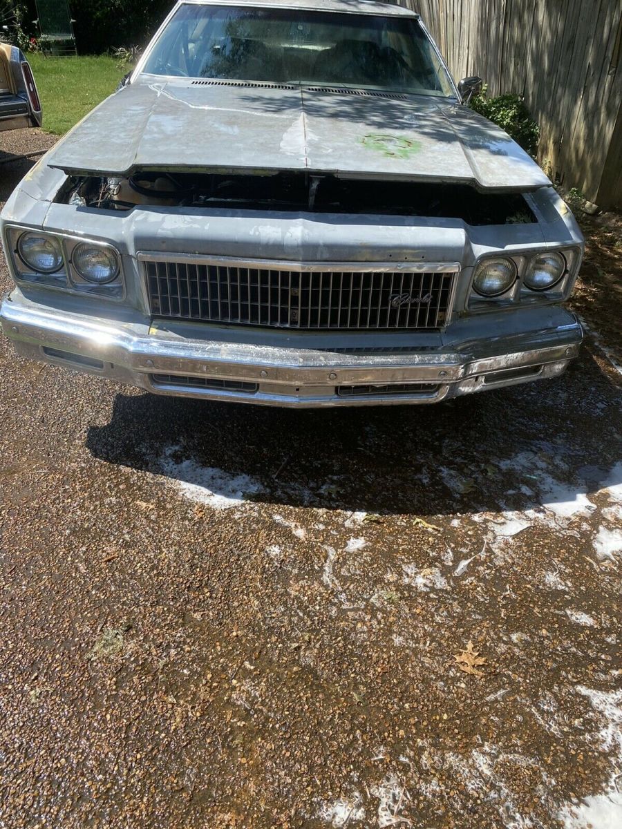 1976 chevrolet impala coupe grey rwd automatic grey