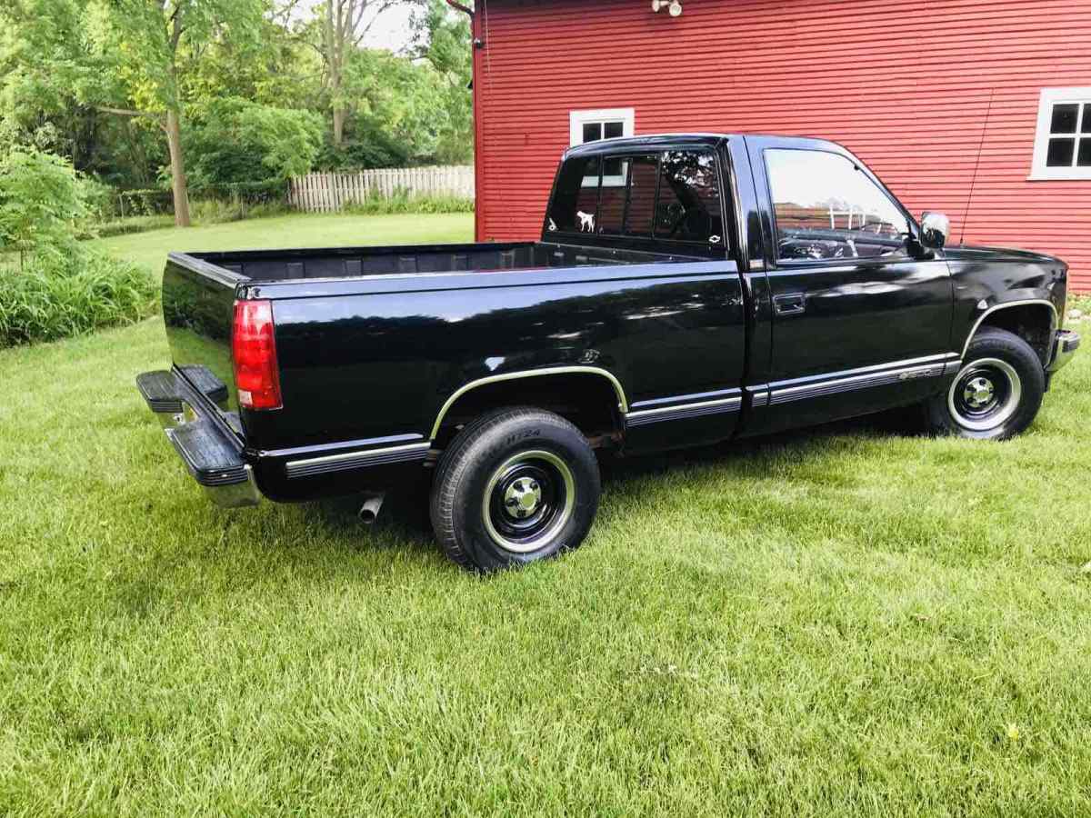 1991 chevrolet c1500 pickup shortbox black rwd automatic c1500