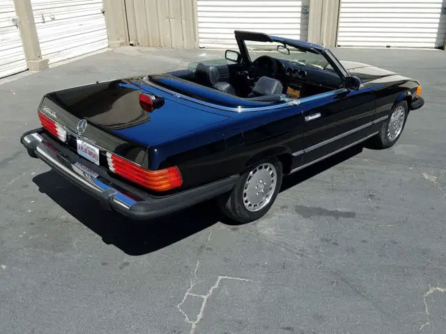 rare 1986 mercedes benz 560sl 2 tops roadster! 99.9% rust-free classic 153k mi.!