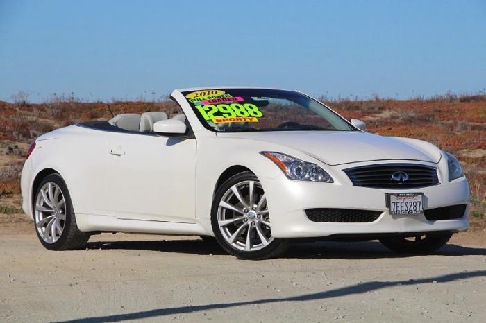 used 2010 infiniti g37 convertible seaside, ca 93955 for sale in sand city, california