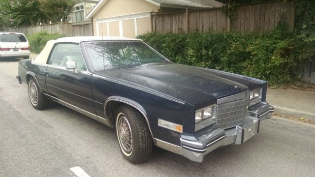 1985 cadillac eldorado limited edition convertible