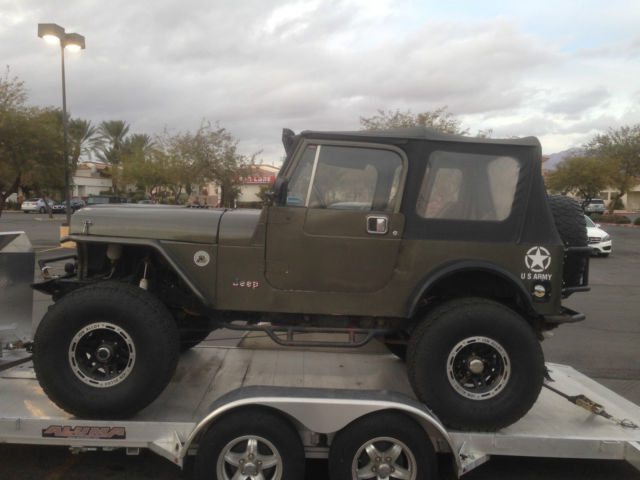 well built jeep wrangler with commando bodywork,tbi fuel injected v8, 700r4, etc