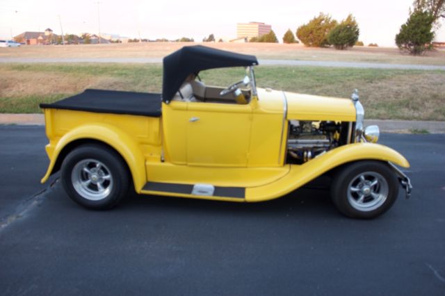 1930 ford model a roadster pickup street rod chevy v-8