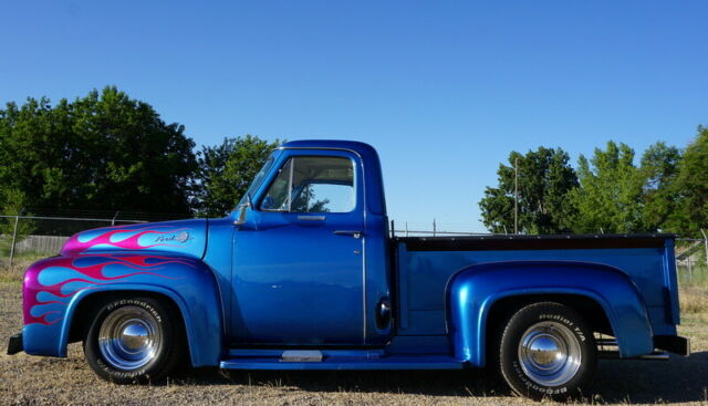 rare 1955 ford f100, show truck, custom built, 302 v8, automatic