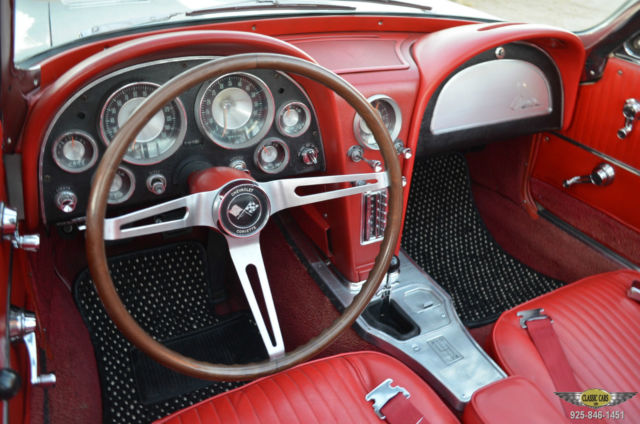 1963 corvette " fuelie" - california black plate - numbers match / factory hdtp
