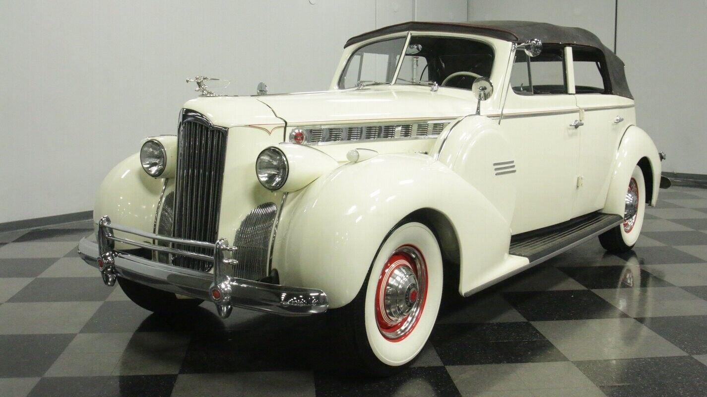 1940 packard super 8 phaeton convertible 4 door inline 356 v8
