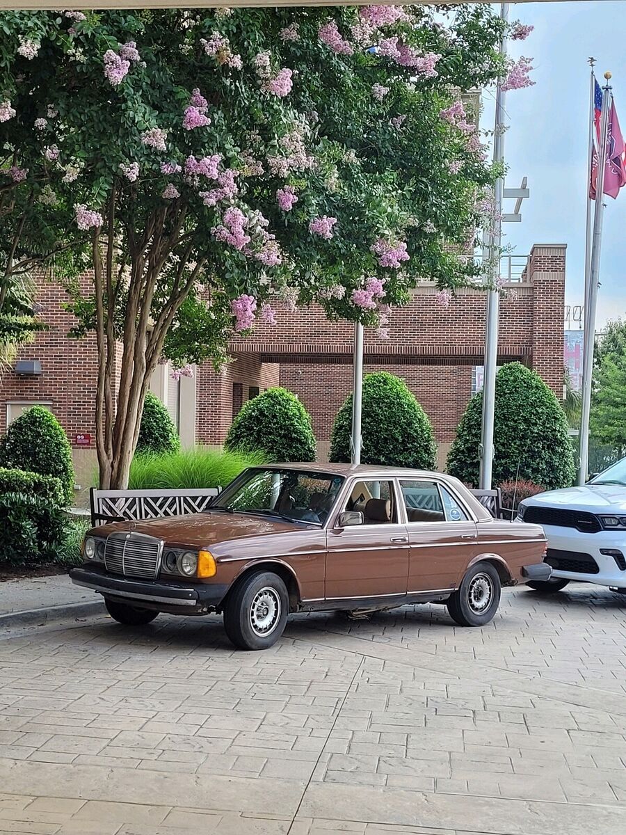 1983 mercedes-benz 240d sedan brown rwd manual d