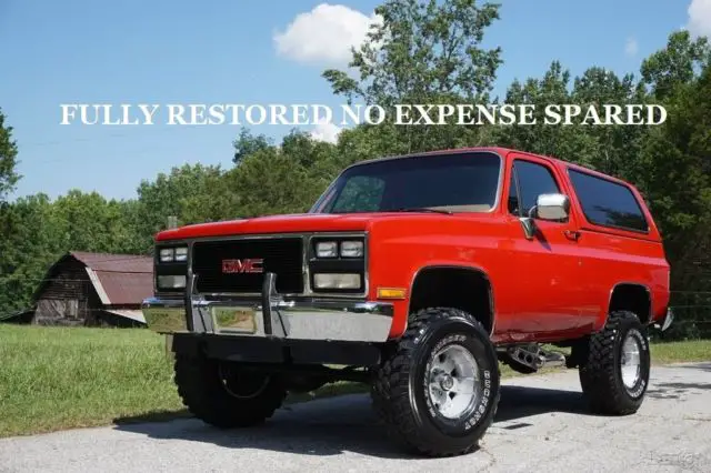 1990 gmc jimmy sierra 4x4 classic restored cold ac removable top co
