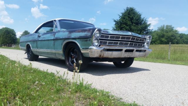 1967 ford galaxie 500 289 74k origional miles barn find will ship patina