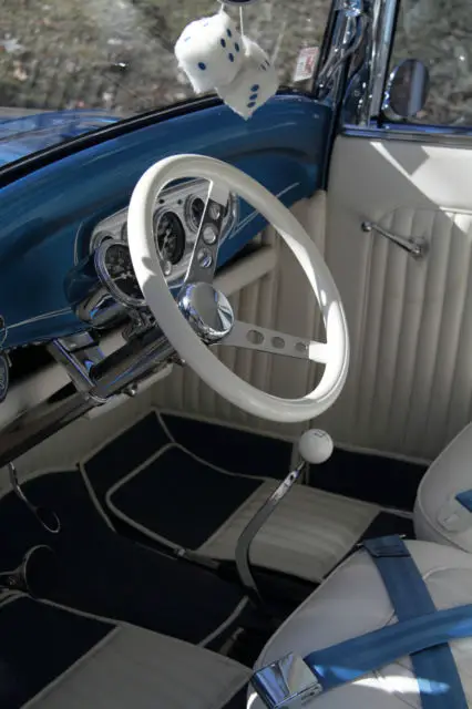 true nostalgic hot rod, steel body 1932 ford 5 window coupe, fiberglass fenders