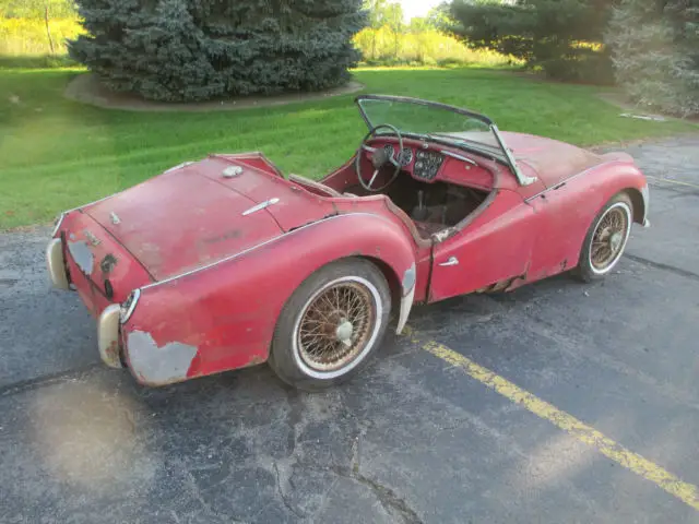 1961 triumph tr3 tr3a - vin # ts 77144 l