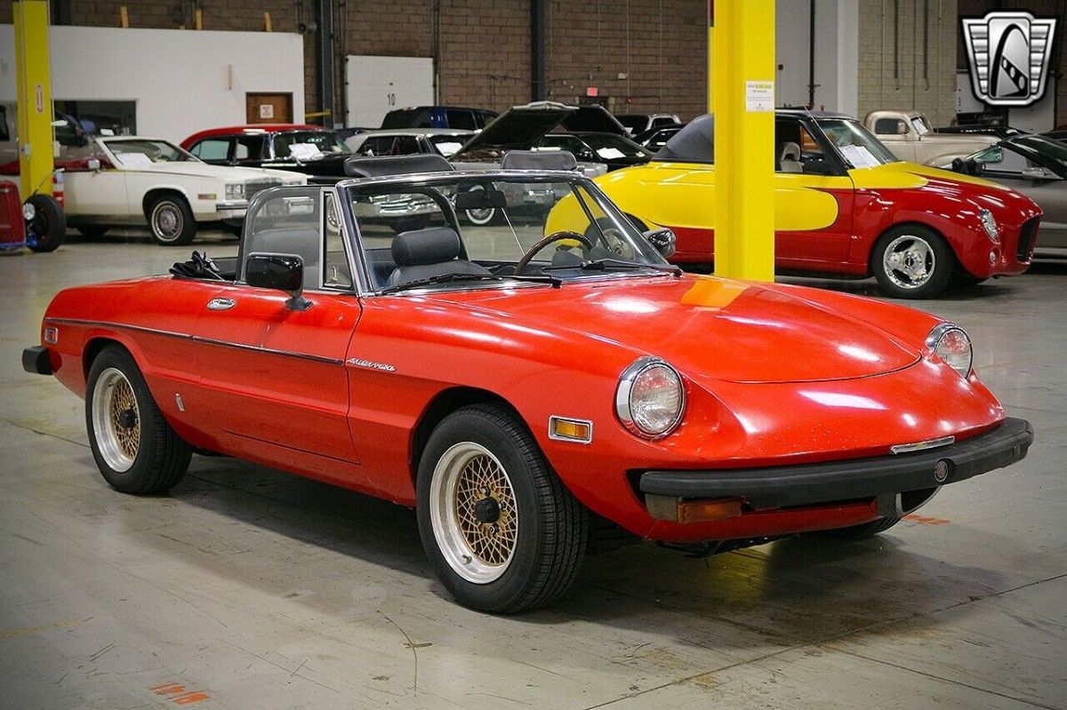red 1979 alfa romeo spider 1962 cc 5 speed manual available now!