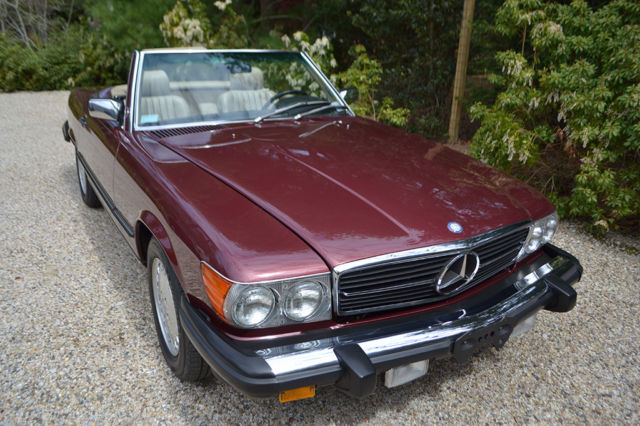 1989 mercedes 560sl with 18418 original miles