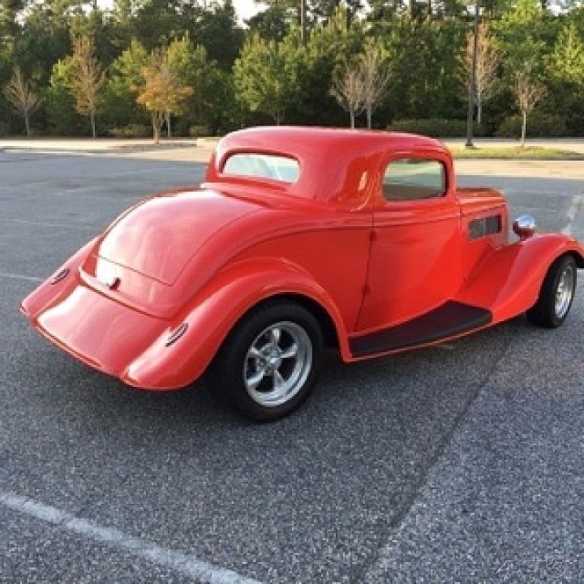 1934 ford custom 3 window coupe used automatic l rwd