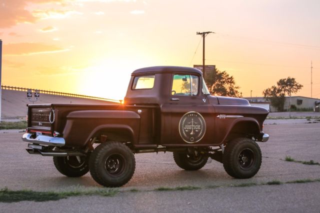 1955 chevrolet pickup 4x4 restomod