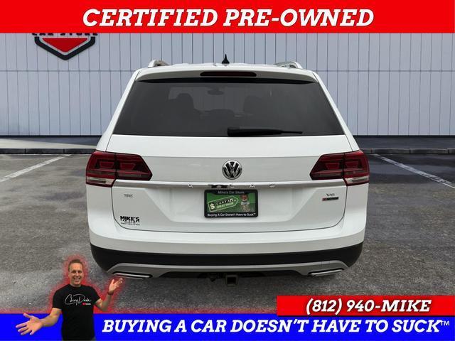 2018 volkswagen atlas 3.6l se w/technology
