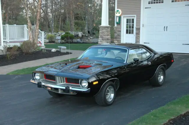 1974 plymouth barracuda cuda 4-speed muscle drag show cruise collector barn