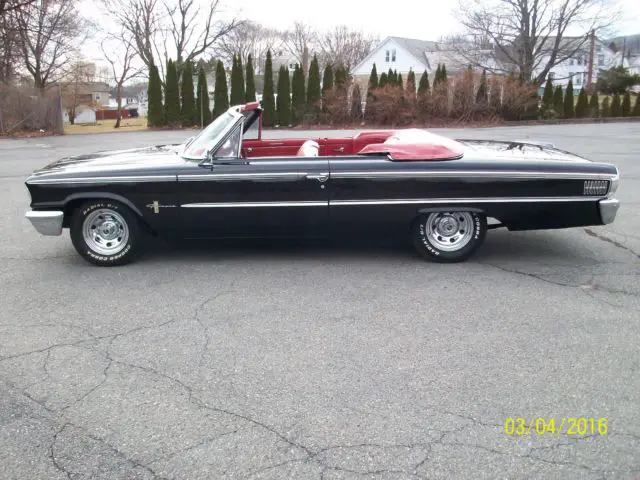1963 ford galaxie 500 convertible 4-speed 37,360 original miles one owner car !