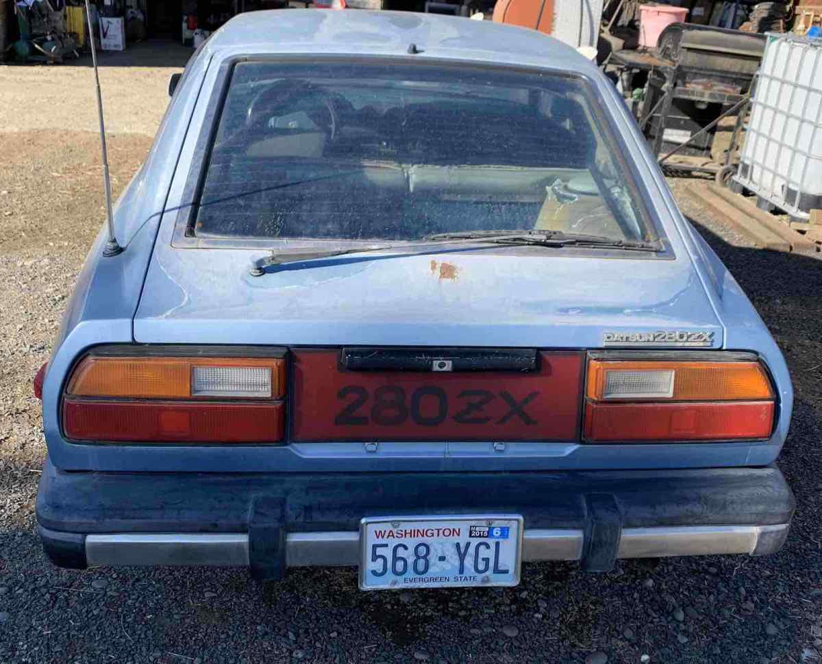 1979 datsun 280zx sportscar blue rwd manual