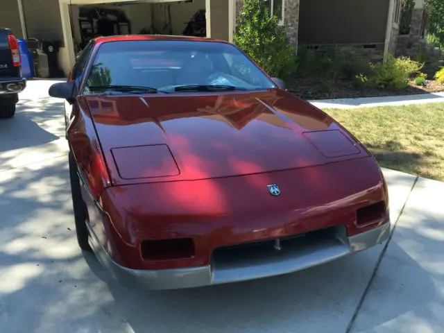 pontiac fiero 1987 gt original only 8k miles no reserve!!!!!!!!