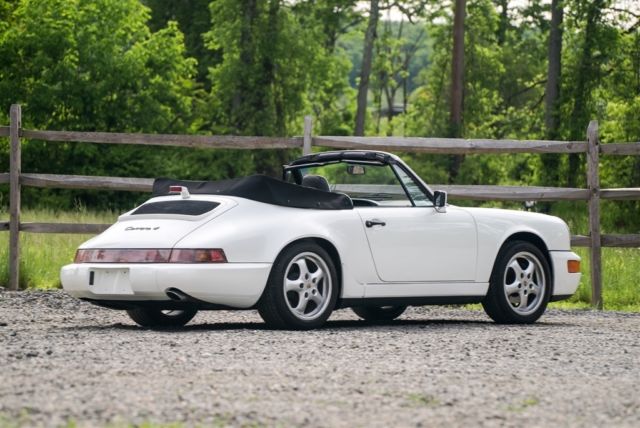 1990 porsche 911 carrera 4 convertible manual