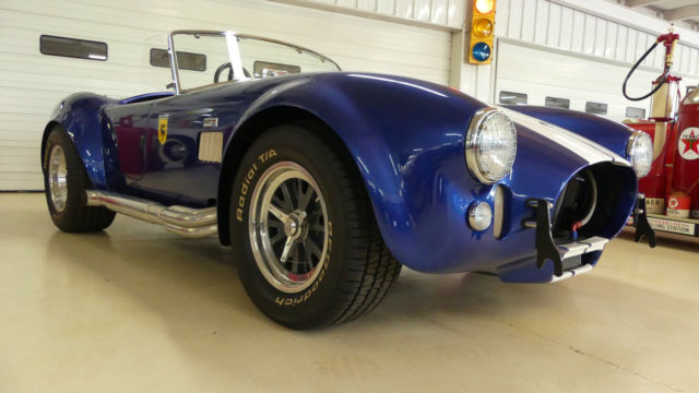 1965 shelby cobra 5905 miles blue 2 dr convertible 351 windsor manual 5-speed