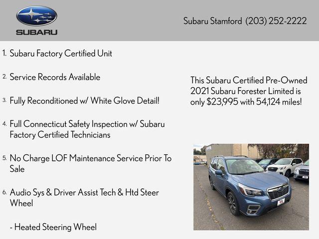 2021 subaru forester limited