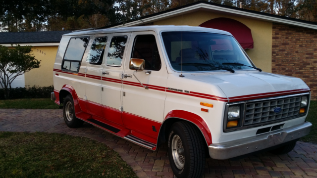 1990 ford e-150 econoline conversion van cargo 5.8l no reserve