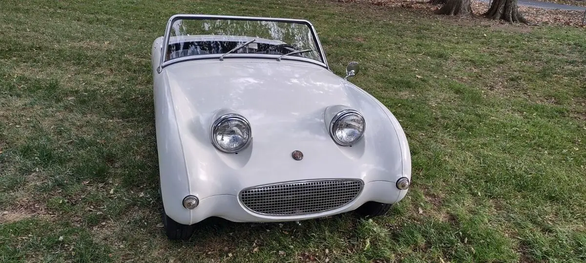 1959 1960 austin-healey sprite driver with extra bonus bugeye guy build sheet