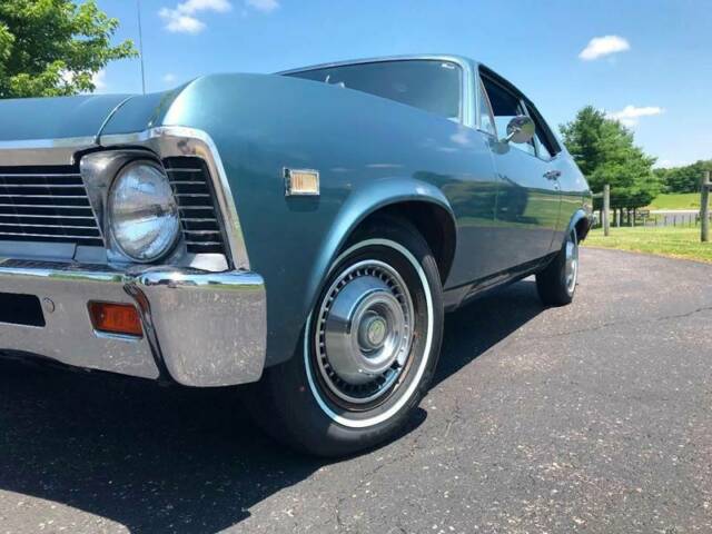 1968 chevrolet chevy ii nova blue,survivor, original paint, drive it anywhere