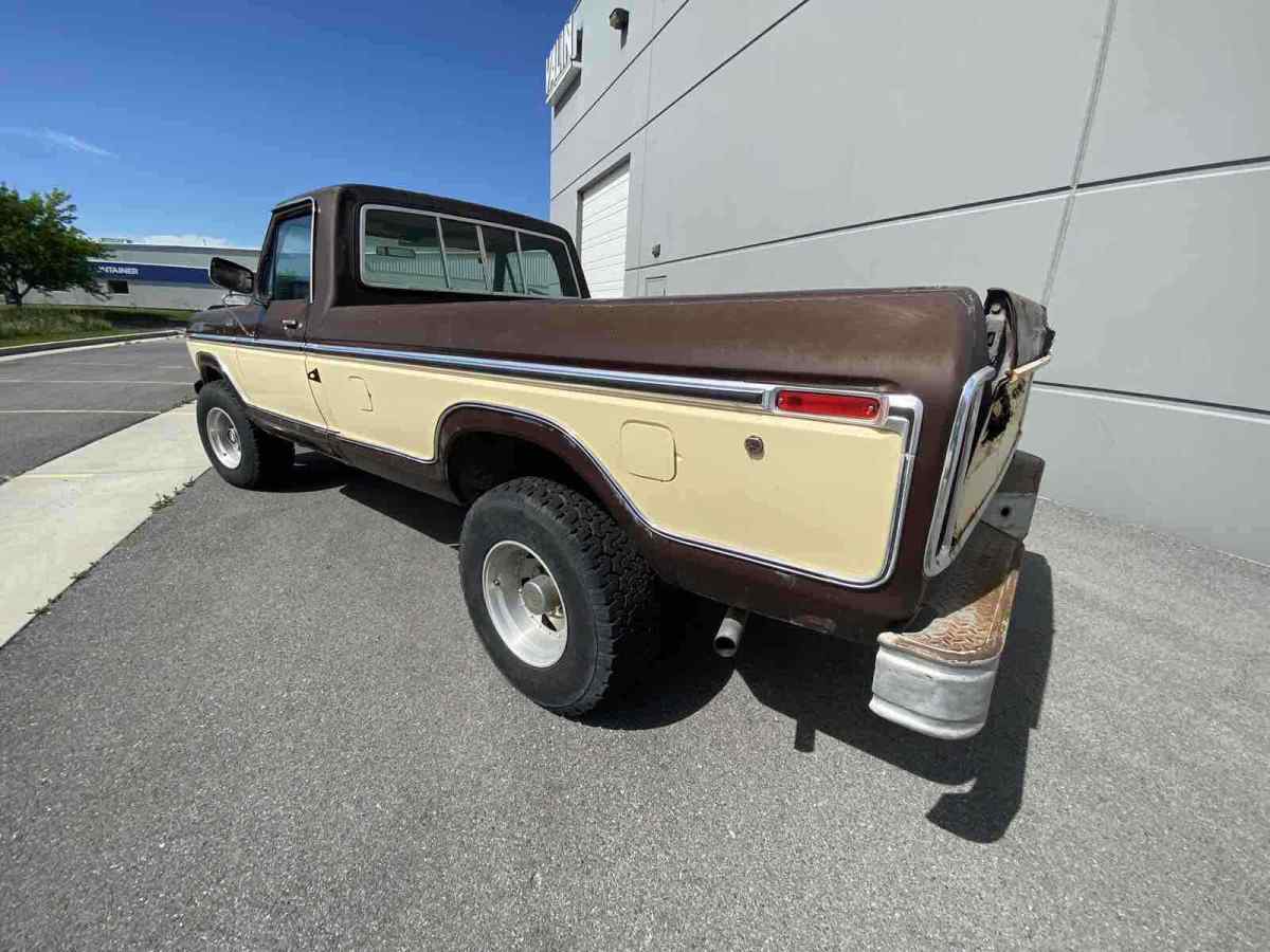 1979 ford f250 pickup brown 4wd automatic custom