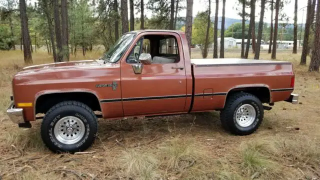 1987 chevrolet c/k 10 custom deluxe 4x4 short box 1 owner all original paint