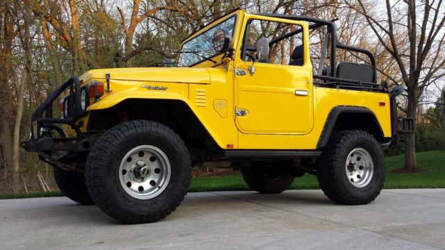 fj fj40 land cruiser excellent condition - frame-off rebuild - aluminum tub