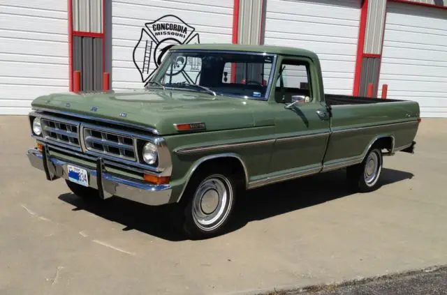 1971 ford f-100 truck sport custom styleside