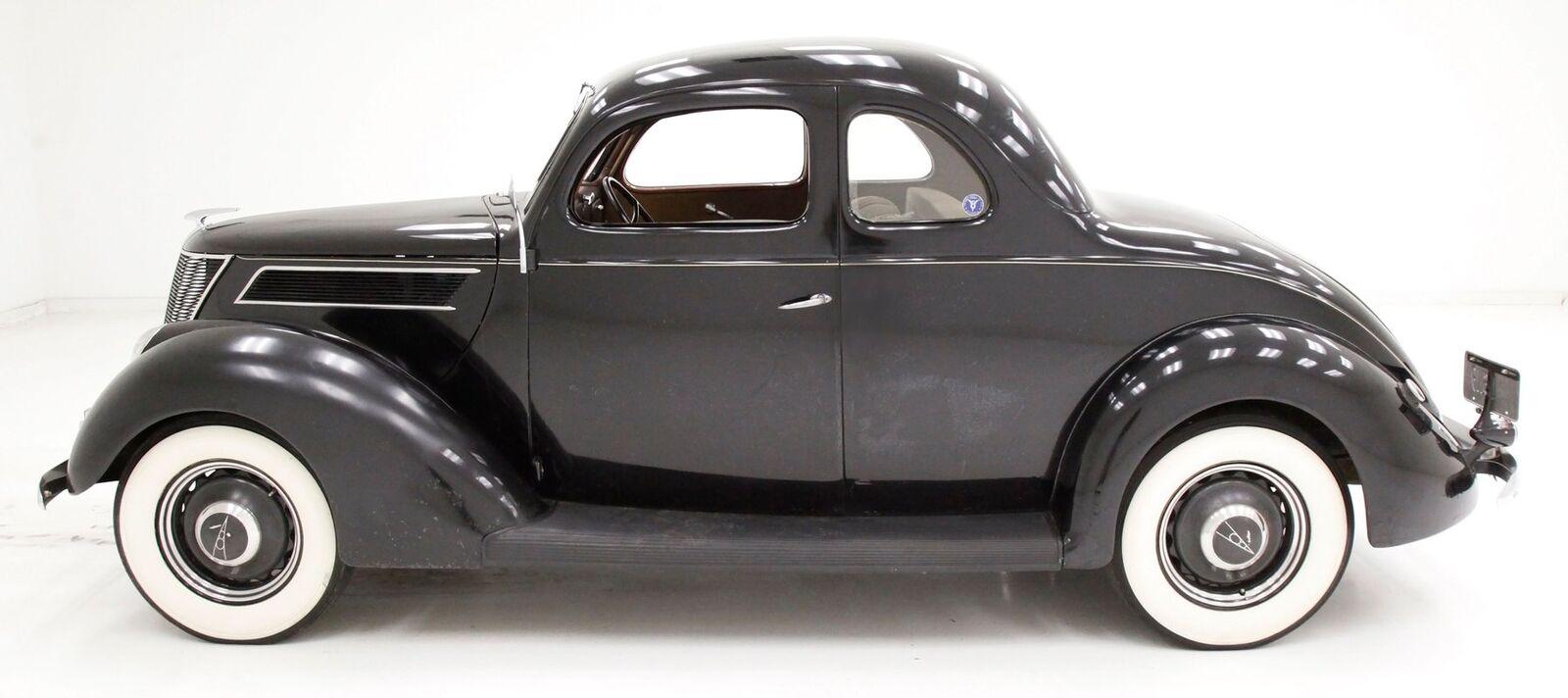1937 ford 85 deluxe 5 window coupe 221ci v8 3 speed manual